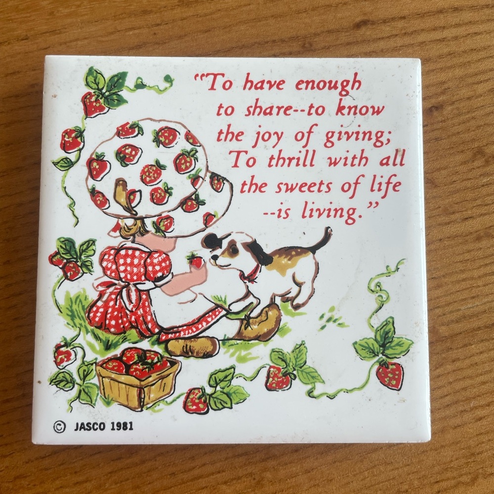 Jasco 1981 Hanging Plaque and Coaster
